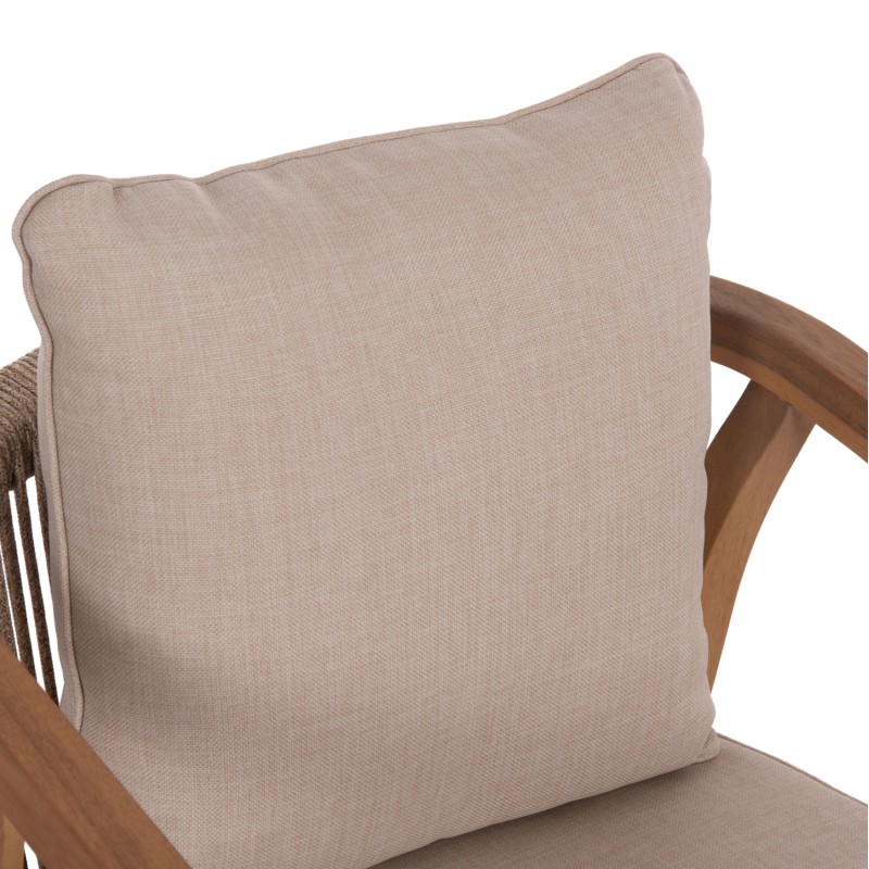 OUTDOOR DINING SET 5PCS PARAISO FK10898.01 ACACIA WOOD IN NATURAL--CUSHIONS IN BEIGE