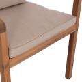 OUTDOOR DINING SET 5PCS PARAISO FK10898.01 ACACIA WOOD IN NATURAL--CUSHIONS IN BEIGE