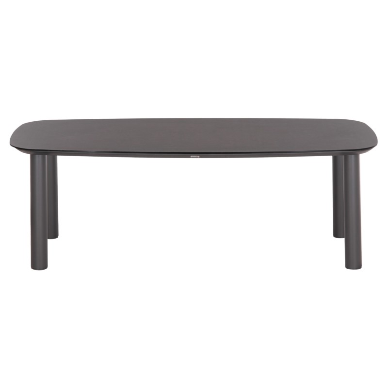 OUTDOOR DINING SET 7PCS DOSUN FK10910.01 ALUMINUM-ROPE-OLEFIN CUSHION COVERS---GREY