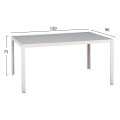 OUTDOOR DINING SET 5PCS GRET FK21022 WHITE METAL TABLE--ALUMINUM CHAIRS OUTDOOR DINING SET 5PCS GRET FK21022 WHITE METAL TABLE--ALUMINUM CHAIRS