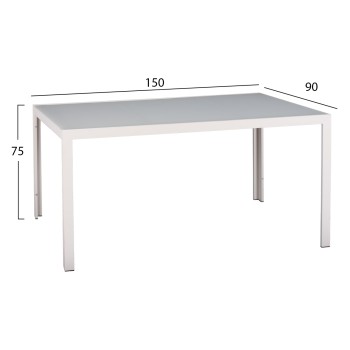 OUTDOOR DINING SET 5PCS GRET FK21022 WHITE METAL TABLE--ALUMINUM CHAIRS OUTDOOR DINING SET 5PCS GRET FK21022 WHITE METAL TABLE--ALUMINUM CHAIRS