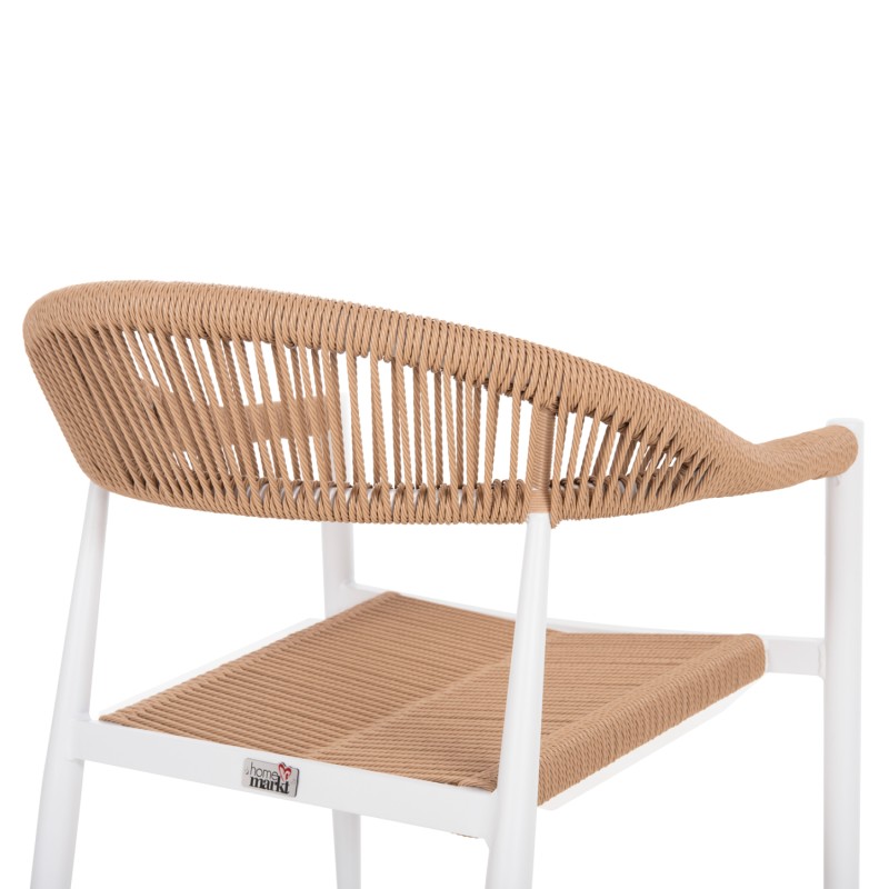 OUTDOOR DINING SET 5PCS GRET FK21022 WHITE METAL TABLE--ALUMINUM CHAIRS OUTDOOR DINING SET 5PCS GRET FK21022 WHITE METAL TABLE--ALUMINUM CHAIRS