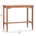 SET BAR TABLE WITH 4 BAR STOOLS NIKOL FK10916 TEAK WOOD IN NATURAL COLOR SET BAR TABLE WITH 4 BAR STOOLS NIKOL FK10916 TEAK WOOD IN NATURAL COLOR
