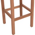 SET BAR TABLE WITH 4 BAR STOOLS NIKOL FK10916 TEAK WOOD IN NATURAL COLOR SET BAR TABLE WITH 4 BAR STOOLS NIKOL FK10916 TEAK WOOD IN NATURAL COLOR