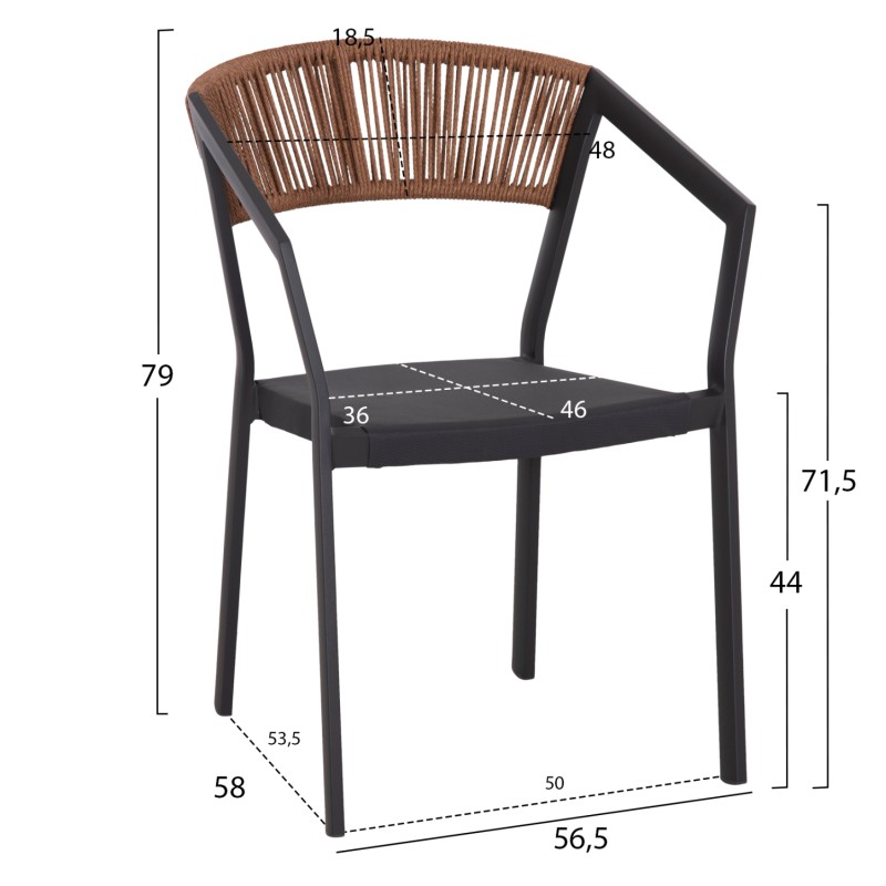 OUTDOOR DINING SET 5PCS HIGER FK10836.01 ALUMINUM & TEXTILENE--GREY OUTDOOR DINING SET 5PCS HIGER FK10836.01 ALUMINUM & TEXTILENE--GREY