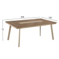 OUTDOOR DINING SET 7PCS SAGA FK10839.01 CHAIRS & TABLE ALUMINUM-POLYWOOD--CHAMPAGNE