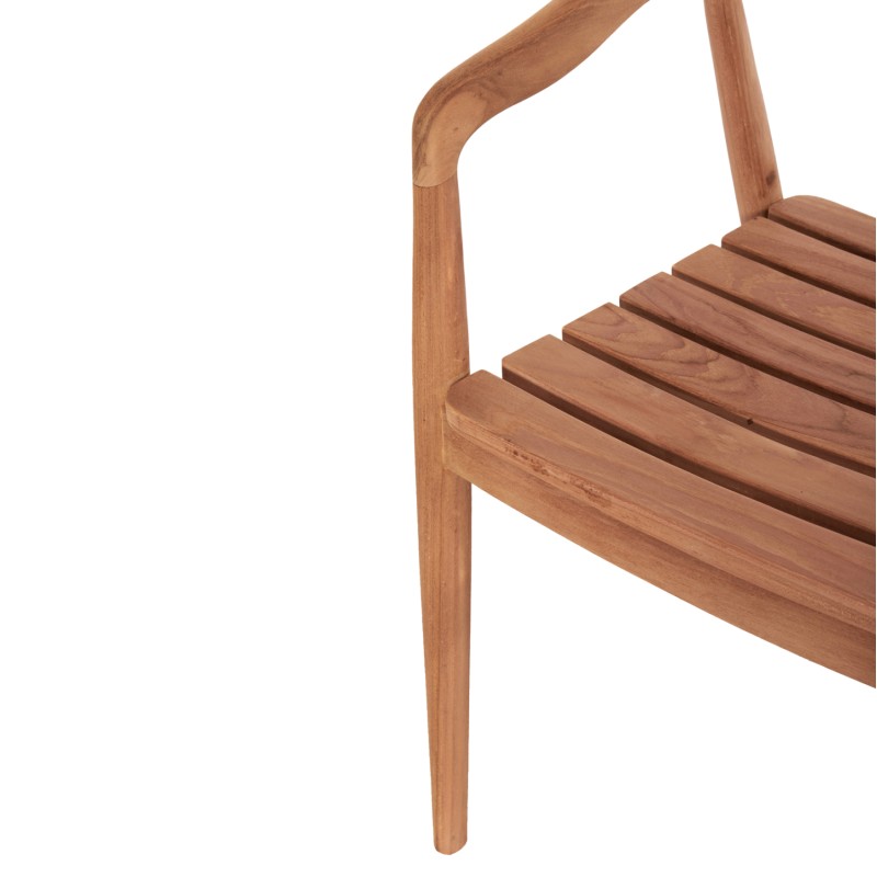 OUTDOOR DINING SET 5PCS EBENIZER FK10915 TEAK WOOD IN NATURAL COLOR