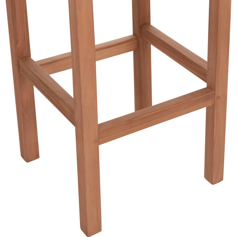 SET BAR TABLE WITH 2 BAR STOOLS PRESSCOT FK10918 TEAK WOOD IN NATURAL COLOR SET BAR TABLE WITH 2 BAR STOOLS PRESSCOT FK10918 TEAK WOOD IN NATURAL COLOR