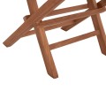 OUTDOOR DINING SET 3PCS FOLDABLE HEIDEL FK10921 TEAK WOOD IN NATURAL