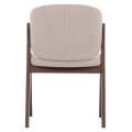 DINING CHAIR HANA FK9746.11 RUBBERWOOD IN BLACK-FABRIC IN GREY 55,5x60x85Hcm. DINING CHAIR HANA FK9746.11 RUBBERWOOD IN BLACK-FABRIC IN GREY 55,5x60x85Hcm.