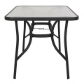 OUTDOOR DINING SET 5PCS BRUNO FK10894.03 METAL & TEXTILENE-- BLACK