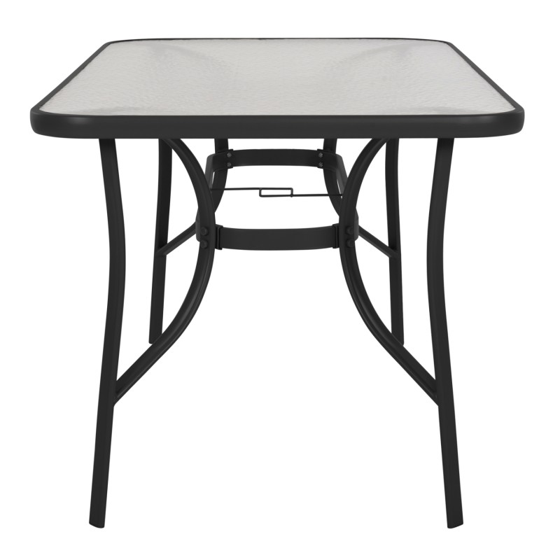 OUTDOOR DINING SET 5PCS BRUNO FK10894.03 METAL & TEXTILENE-- BLACK