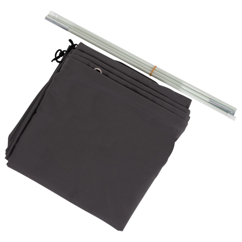 COVER FOR PROFESSIONAL 3X3m UMBRELLA FK6622.01 - SPUN POLYESTER IN GREY