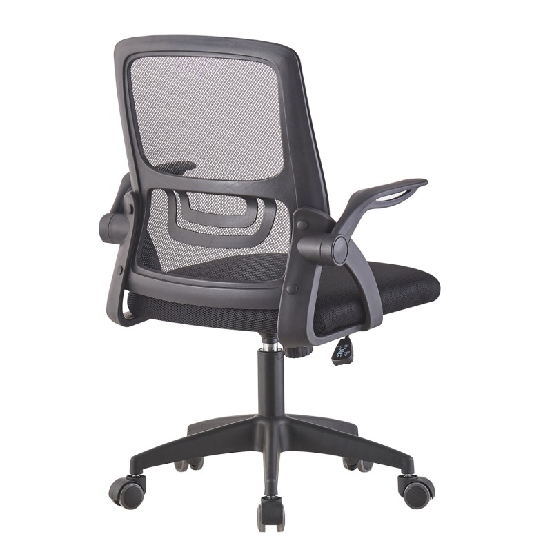 OFFICE CHAIR NETTIS FK1220.01 BLACK MESH--POLYPROPYLENE BASE 47x47x109-119Hcm