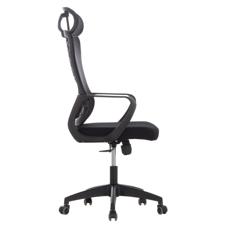OFFICE CHAIR ELVAR FK1219.01 BLACK MESH--POLYPROPYLENE BASE 63x56x125Hcm. OFFICE CHAIR ELVAR FK1219.01 BLACK MESH--POLYPROPYLENE BASE 63x56x125Hcm.