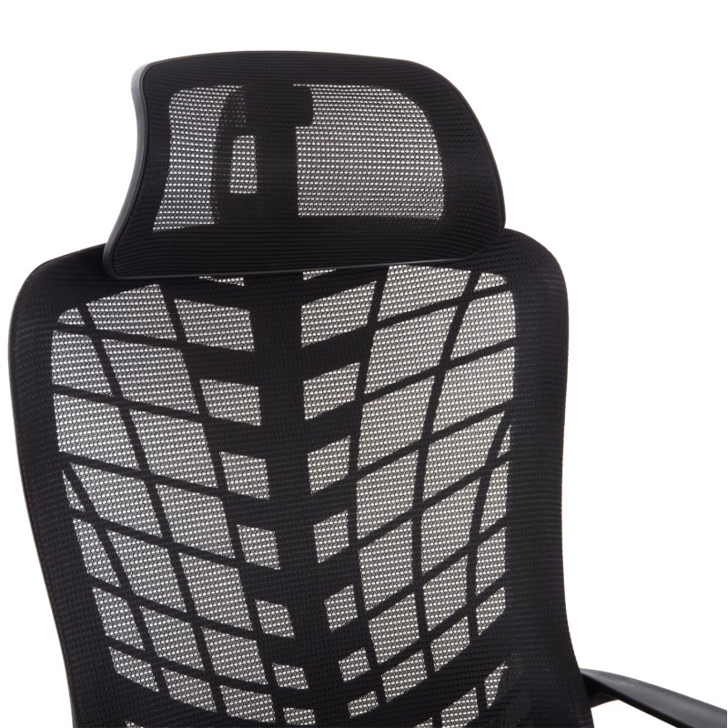 OFFICE CHAIR ELVAR FK1219.01 BLACK MESH--POLYPROPYLENE BASE 63x56x125Hcm. OFFICE CHAIR ELVAR FK1219.01 BLACK MESH--POLYPROPYLENE BASE 63x56x125Hcm.