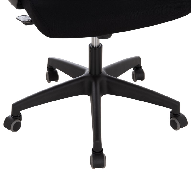 OFFICE CHAIR ELVAR FK1219.01 BLACK MESH--POLYPROPYLENE BASE 63x56x125Hcm. OFFICE CHAIR ELVAR FK1219.01 BLACK MESH--POLYPROPYLENE BASE 63x56x125Hcm.