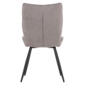 DINING CHAIR GAFF FK18425.01 LIGHT GREY FABRIC-METAL BLACK LEGS 49x63x90Hcm. DINING CHAIR GAFF FK18425.01 LIGHT GREY FABRIC-METAL BLACK LEGS 49x63x90Hcm.