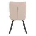 DINING CHAIR GAFF FK18425.02 BEIGE FABRIC-METAL BLACK LEGS 49x63x90Hcm. DINING CHAIR GAFF FK18425.02 BEIGE FABRIC-METAL BLACK LEGS 49x63x90Hcm.