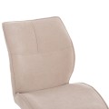 DINING CHAIR GAFF FK18425.02 BEIGE FABRIC-METAL BLACK LEGS 49x63x90Hcm. DINING CHAIR GAFF FK18425.02 BEIGE FABRIC-METAL BLACK LEGS 49x63x90Hcm.