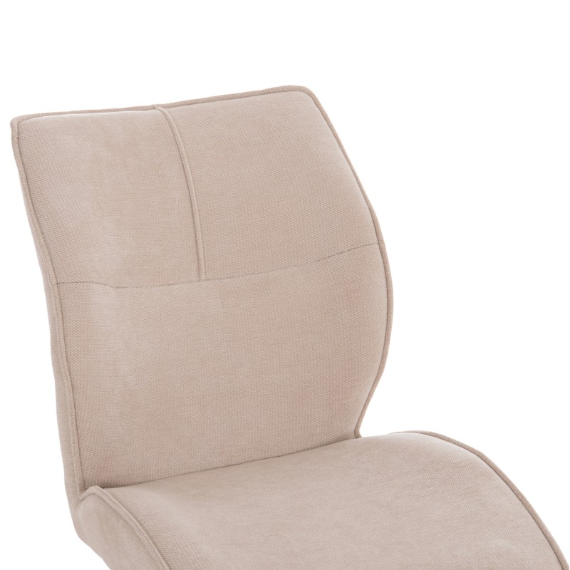 DINING CHAIR GAFF FK18425.02 BEIGE FABRIC-METAL BLACK LEGS 49x63x90Hcm. DINING CHAIR GAFF FK18425.02 BEIGE FABRIC-METAL BLACK LEGS 49x63x90Hcm.