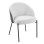 DINING CHAIR DETTON FK18426.01 GREY FABRIC-METAL BLACK LEGS 58x56x76Hcm.