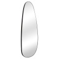 WALL MIRROR CRITHER FK4486.11 MDF FRAME IN BLACK COLORING 49x140Hcm.