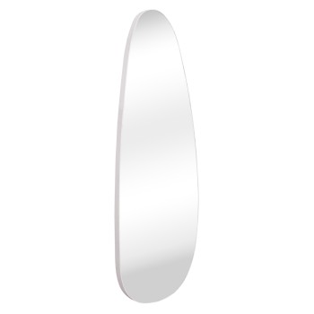WALL MIRROR CRITHER FK4486.12 MDF FRAME IN WHITE COLORING 49x140Hcm.