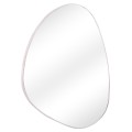 WALL MIRROR IRREGU FK4487.12 MDF FRAME IN WHITE COLORING 60x80Hcm.