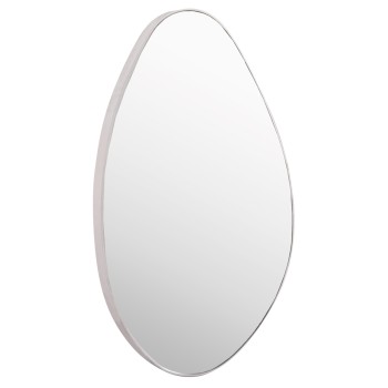 WALL MIRROR DROP FK4488.12 MDF FRAME IN WHITE 50x80Hcm.