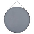 WALL MIRROR ROUND WITH HANGING STRAP HARKER FK4879 ALUMINUM FRAME IN BLACK Φ70cm WALL MIRROR ROUND WITH HANGING STRAP HARKER FK4879 ALUMINUM FRAME IN BLACK Φ70cm