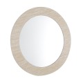 WALL ROUND MIRROR FONTE FK4880 MDF WITH PVC FRAME IN TRAVERTINE COLOR SCHEME Φ80cm WALL ROUND MIRROR FONTE FK4880 MDF WITH PVC FRAME IN TRAVERTINE COLOR SCHEME Φ80cm