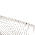 OUTDOOR LOUNGE SET 3PCS ACAPULCO FK11861.12 P.E.RATTAN WHITE-METAL IN BLACK OUTDOOR LOUNGE SET 3PCS ACAPULCO FK11861.12 P.E.RATTAN WHITE-METAL IN BLACK