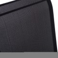 OUTDOOR DINING SET 3PCS LEON FK5181.03 METAL CHAIRS & TABLE Φ60cm BLACK