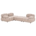 POLYMORPHIC SOFA SHIFTER FK6073.12 TEXTURED FABRIC IN LIGHT BEIGE COLOR 290x196x76Hcm. POLYMORPHIC SOFA SHIFTER FK6073.12 TEXTURED FABRIC IN LIGHT BEIGE COLOR 290x196x76Hcm.
