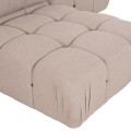 POLYMORPHIC SOFA SHIFTER FK6073.12 TEXTURED FABRIC IN LIGHT BEIGE COLOR 290x196x76Hcm. POLYMORPHIC SOFA SHIFTER FK6073.12 TEXTURED FABRIC IN LIGHT BEIGE COLOR 290x196x76Hcm.