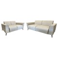 SOFA SET 2PCS FERIN FK6070.12 ECRU FABRIC WITH METAL LEGS SOFA SET 2PCS FERIN FK6070.12 ECRU FABRIC WITH METAL LEGS
