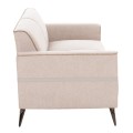 SOFA SET 2PCS FERIN FK6070.12 ECRU FABRIC WITH METAL LEGS SOFA SET 2PCS FERIN FK6070.12 ECRU FABRIC WITH METAL LEGS