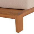LOUNGE CHAIR MIREX FK6641 ACACIA WOOD IN NATURAL--CUSHIONS IN ECRU 80x96x62Hcm. LOUNGE CHAIR MIREX FK6641 ACACIA WOOD IN NATURAL--CUSHIONS IN ECRU 80x96x62Hcm.