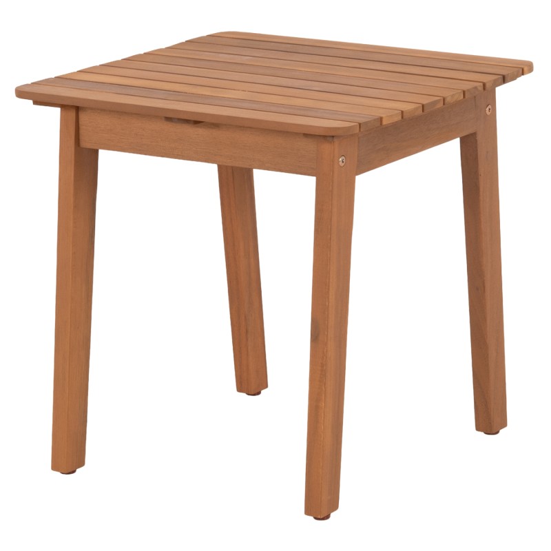 OUTDOOR SIDE TABLE TERRIX ΗΜ6523 ACACIA WOOD IN NATURAL 45x45x45Hcm OUTDOOR SIDE TABLE TERRIX ΗΜ6523 ACACIA WOOD IN NATURAL 45x45x45Hcm