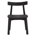 DINING CHAIR OSORIO FK18335.02 RUBBERWOOD & ROPE IN BLACK 51x55x74Hcm. DINING CHAIR OSORIO FK18335.02 RUBBERWOOD & ROPE IN BLACK 51x55x74Hcm.