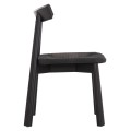 DINING CHAIR OSORIO FK18335.02 RUBBERWOOD & ROPE IN BLACK 51x55x74Hcm. DINING CHAIR OSORIO FK18335.02 RUBBERWOOD & ROPE IN BLACK 51x55x74Hcm.