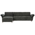 CORNER REVERSIBLE SOFA-BED MAILO FK6071.03 GREEN FABRIC-METAL LEGS 300x145x80Hcm.