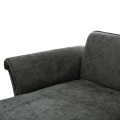 CORNER REVERSIBLE SOFA-BED MAILO FK6071.03 GREEN FABRIC-METAL LEGS 300x145x80Hcm.