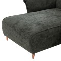 CORNER REVERSIBLE SOFA-BED MAILO FK6071.03 GREEN FABRIC-METAL LEGS 300x145x80Hcm.