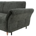 CORNER REVERSIBLE SOFA-BED MAILO FK6071.03 GREEN FABRIC-METAL LEGS 300x145x80Hcm.