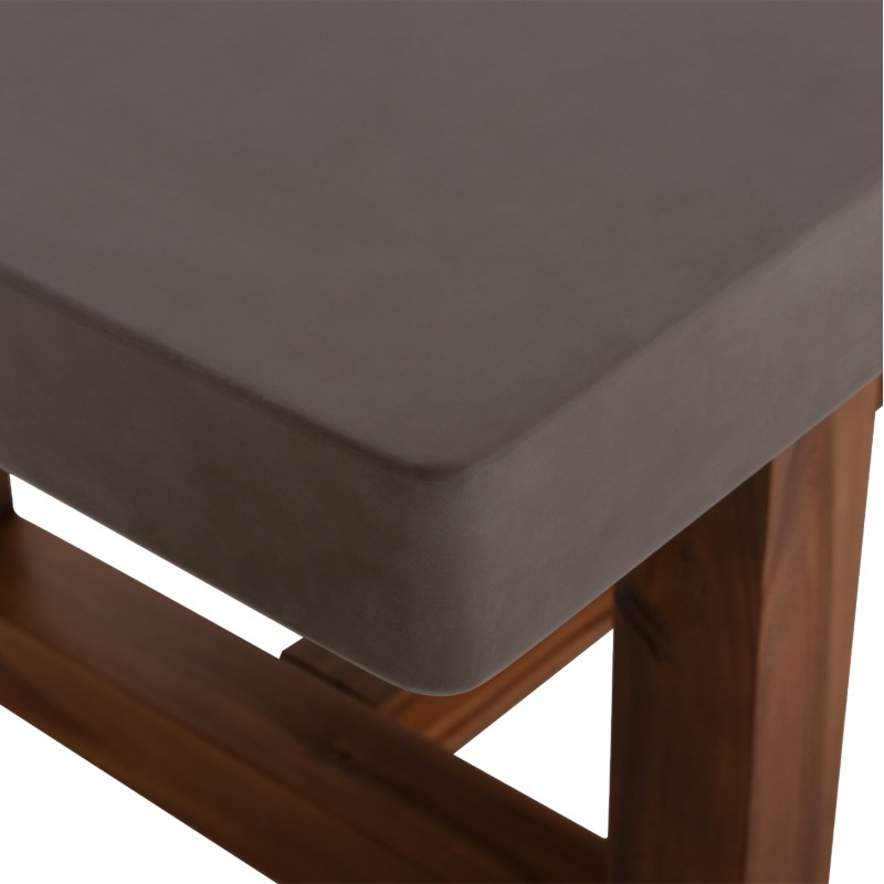 DINING TABLE ASTOR FK6572.01 GREY FIBER CEMENT TOP--ACACIA WOOD LEGS 240x100x75Hcm DINING TABLE ASTOR FK6572.01 GREY FIBER CEMENT TOP--ACACIA WOOD LEGS 240x100x75Hcm