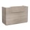 RECEPTION DESK BARRY FK2153.01 MELAMINE IN SONAMA COLOR 160x70x110Hcm.