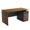 OFFICE DESK WITH RIGHT SIDE CABINET TACTIC FK18388.03 MELAMINE IN WALNUT/GREY 150x80x76Hcm