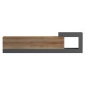 ON-WALL TV FURNITURE ESSENZA FK18372.13 MELAMINE IN OAK/GREY 150x29.6x38.6Hcm. ON-WALL TV FURNITURE ESSENZA FK18372.13 MELAMINE IN OAK/GREY 150x29.6x38.6Hcm.